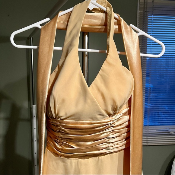 Champagne semi-formal dress - Picture 2 of 3